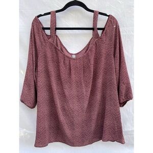 Denver Hayes Open Shoulder Blouse Shirt Top